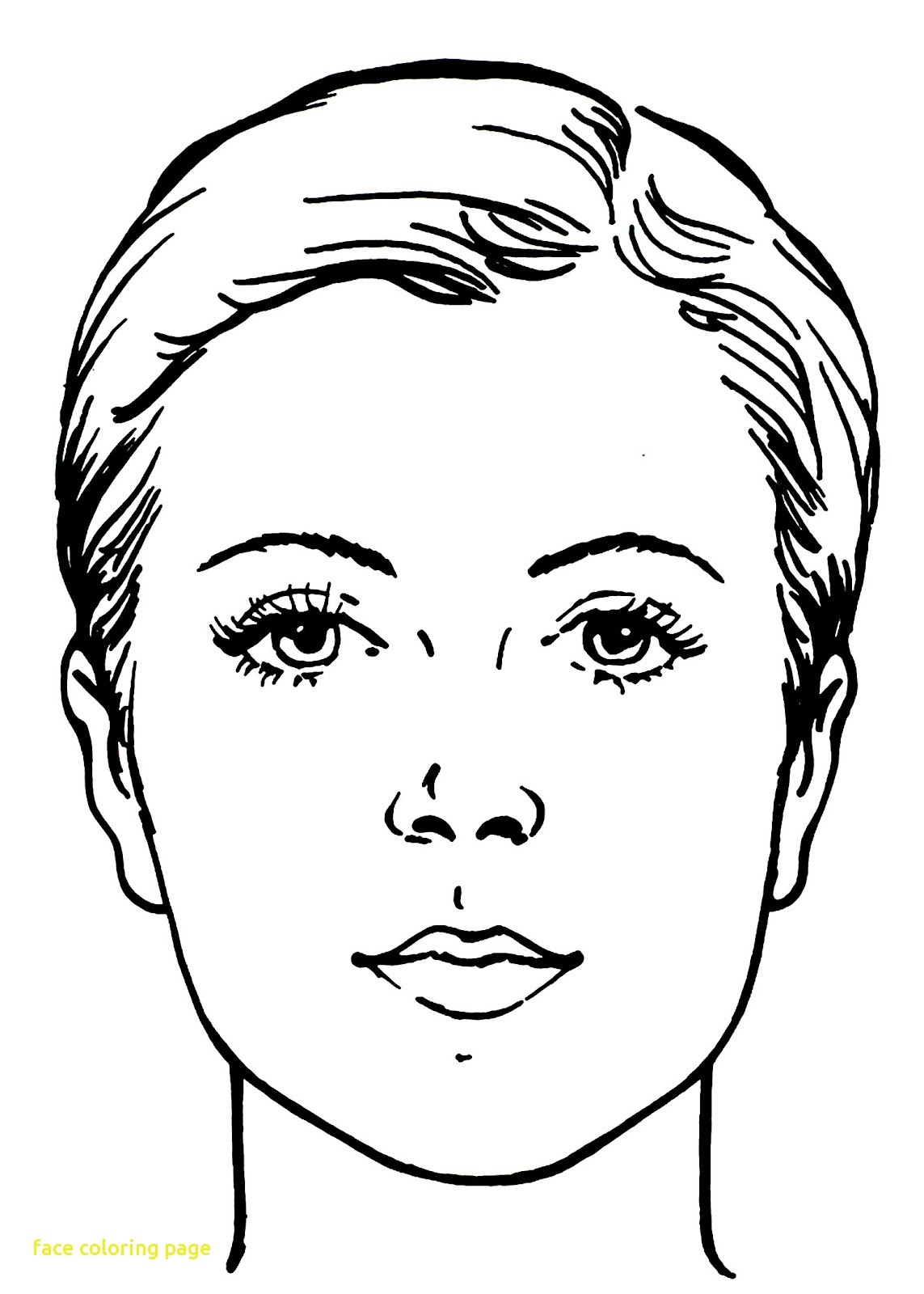 Face Coloring Pages
