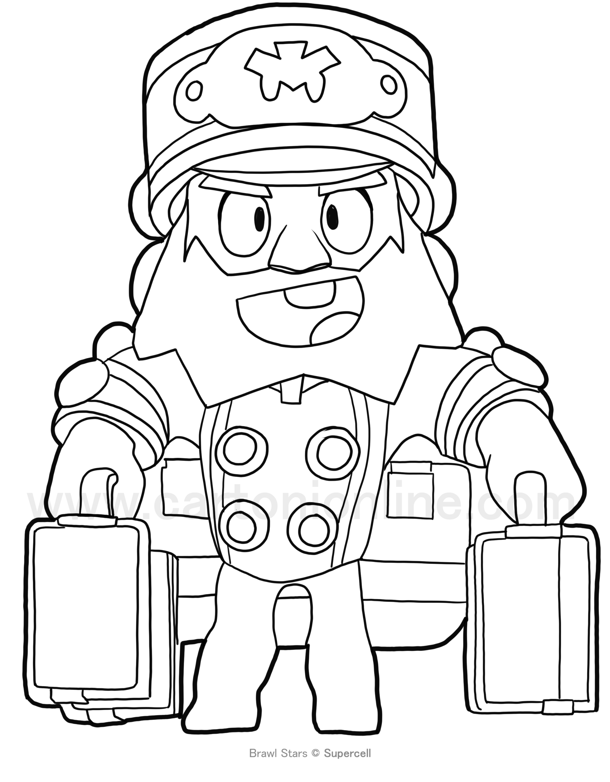 Brawl Stars Coloring Printables