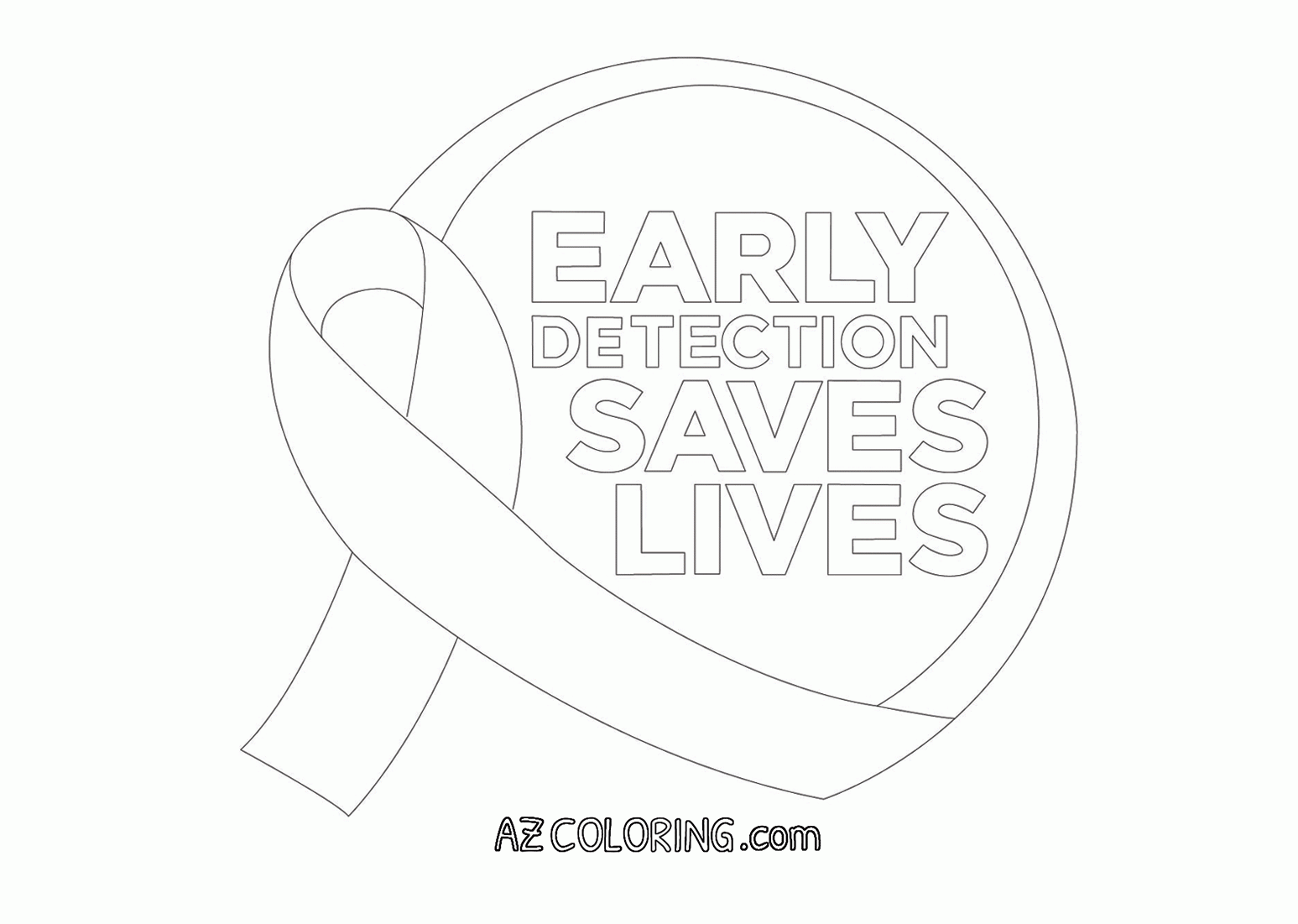 Breast Cancer Awareness Coloring Pages