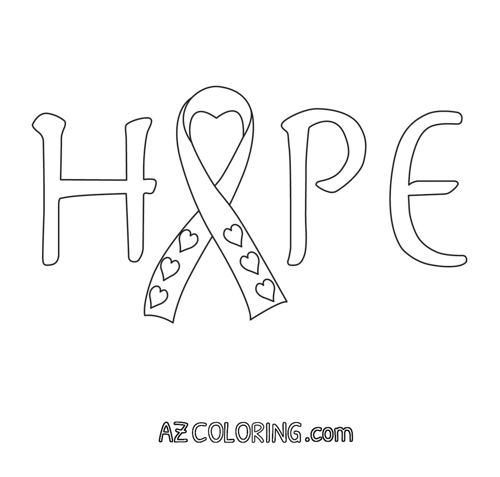 Breast Cancer Awareness Coloring Pages Coloring Home