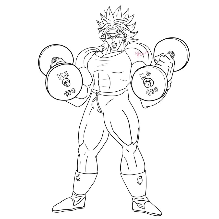Broly Coloring Pages At GetDrawings Free Download