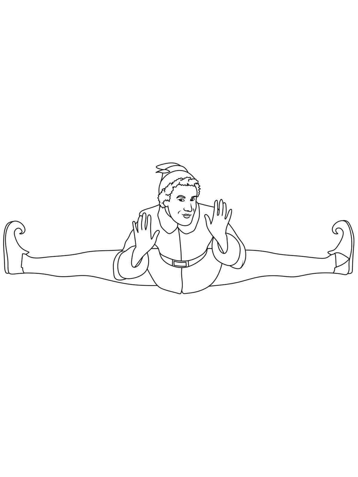 Buddy The Elf Coloring Page Free Printable