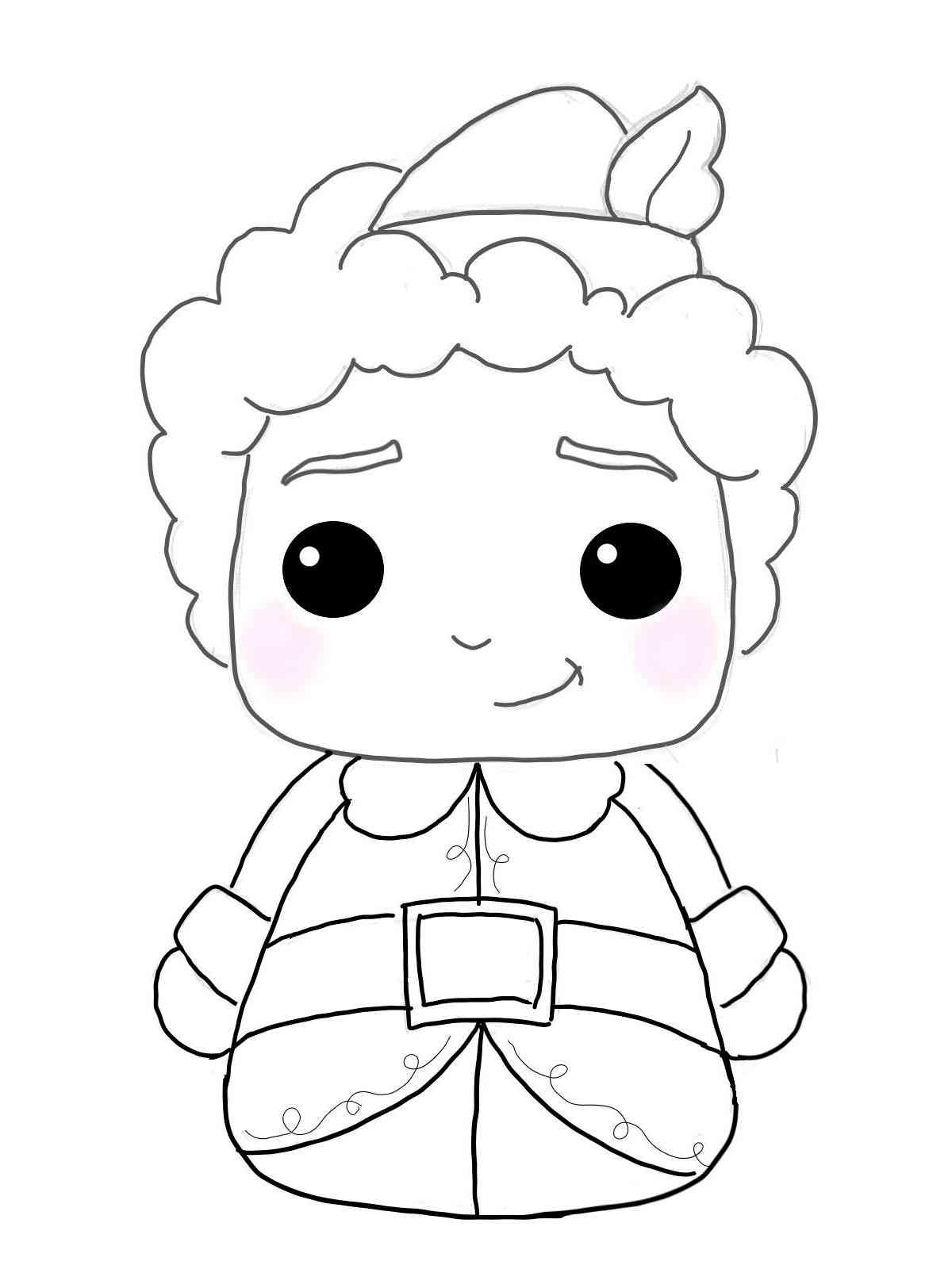 Buddy The Elf Coloring Page Free Printable