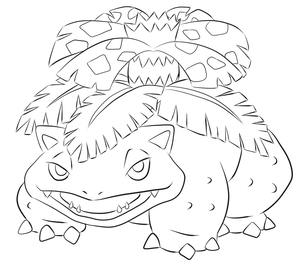 Bulbasaur Coloring Pages Free Pokemon Coloring Pages