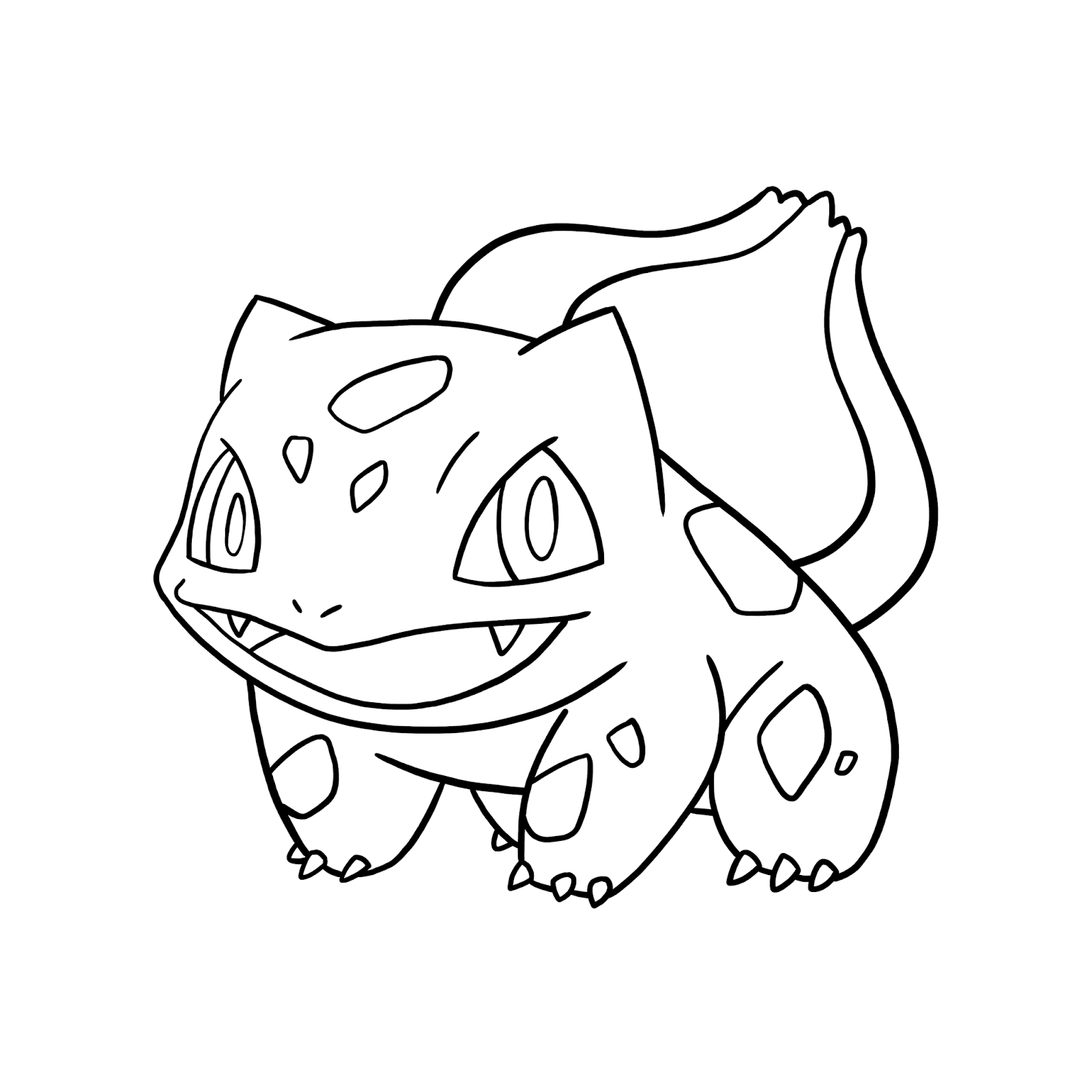 Bulbasaur Coloring Pages Free Pokemon Coloring Pages