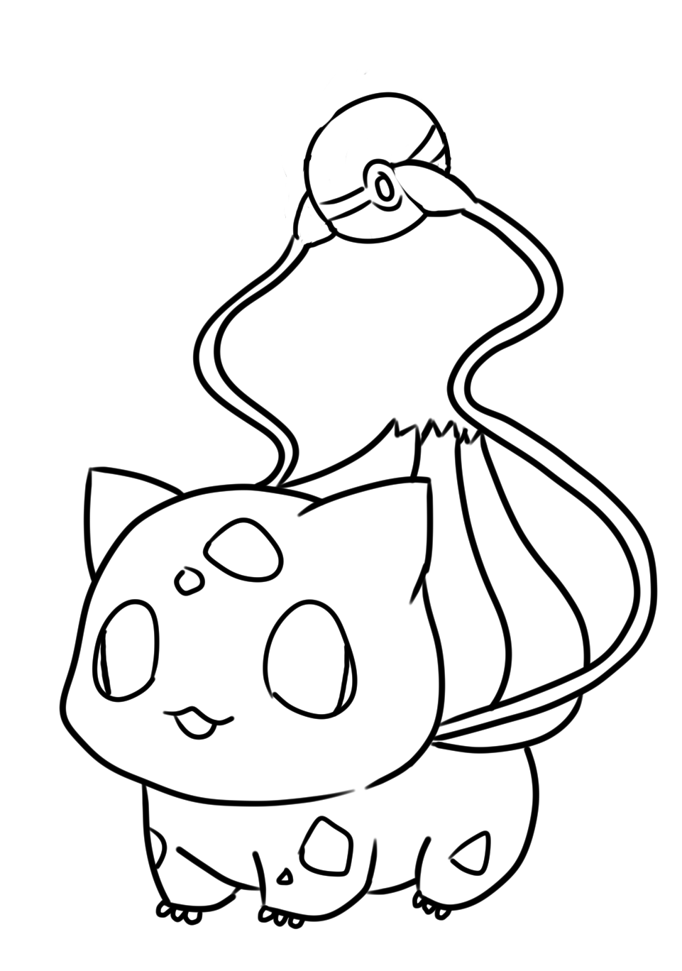 Bulbasaur Coloring Pages Free Pokemon Coloring Pages
