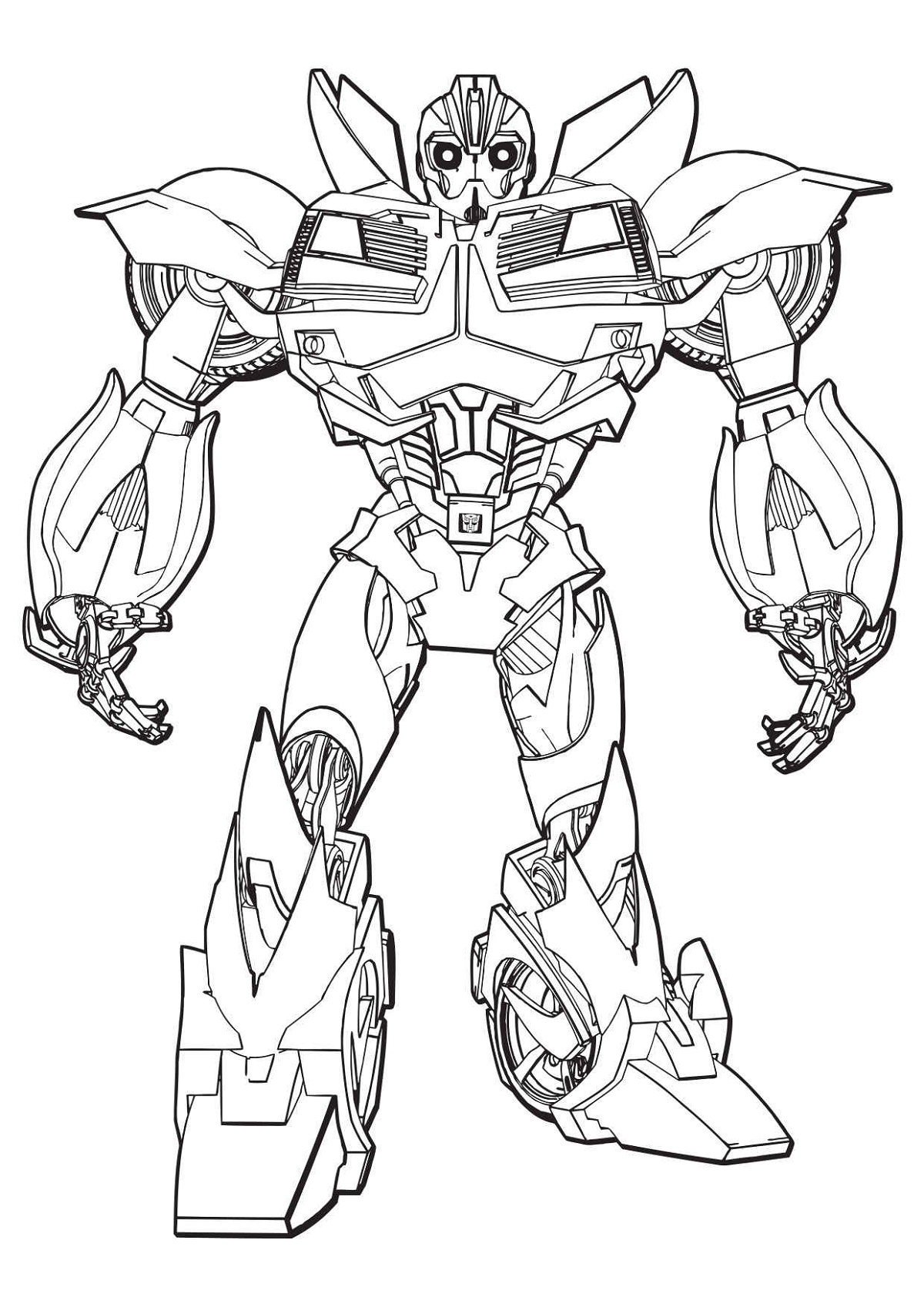 Bumblebee Transformer Coloring Page K5 Worksheets