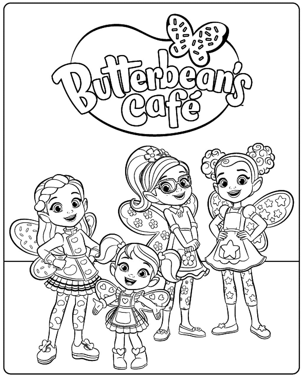 Butterbean S Cafe Coloring Pages Best Coloring Pages