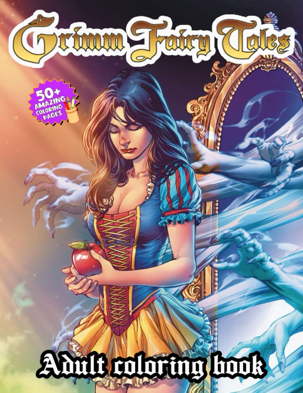 Buy Grimm Fairy Tales Adult Coloring Book Grimm Fairy Tale Coloring Book For Adults With 50