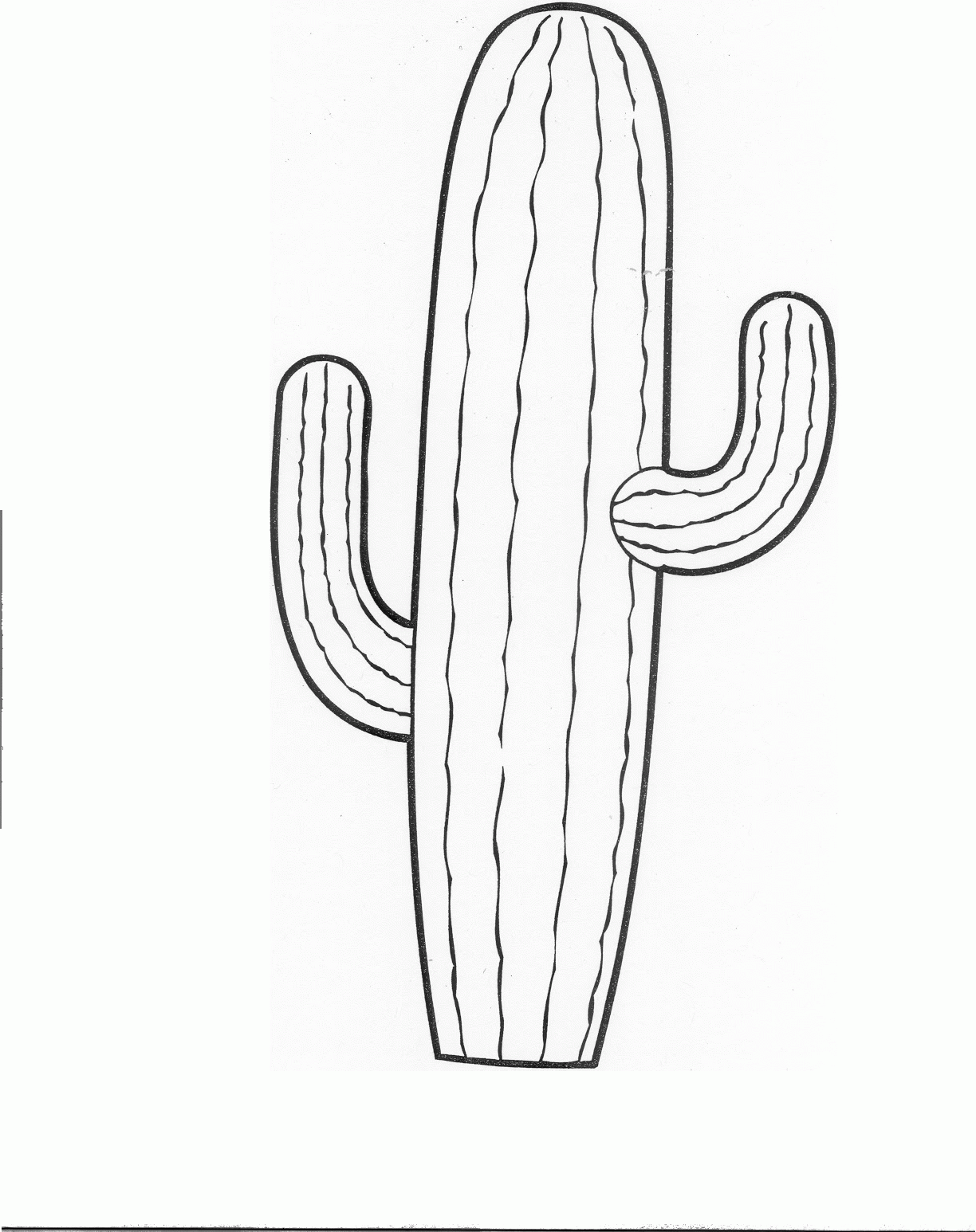 Cactus Coloring Pages And Printables