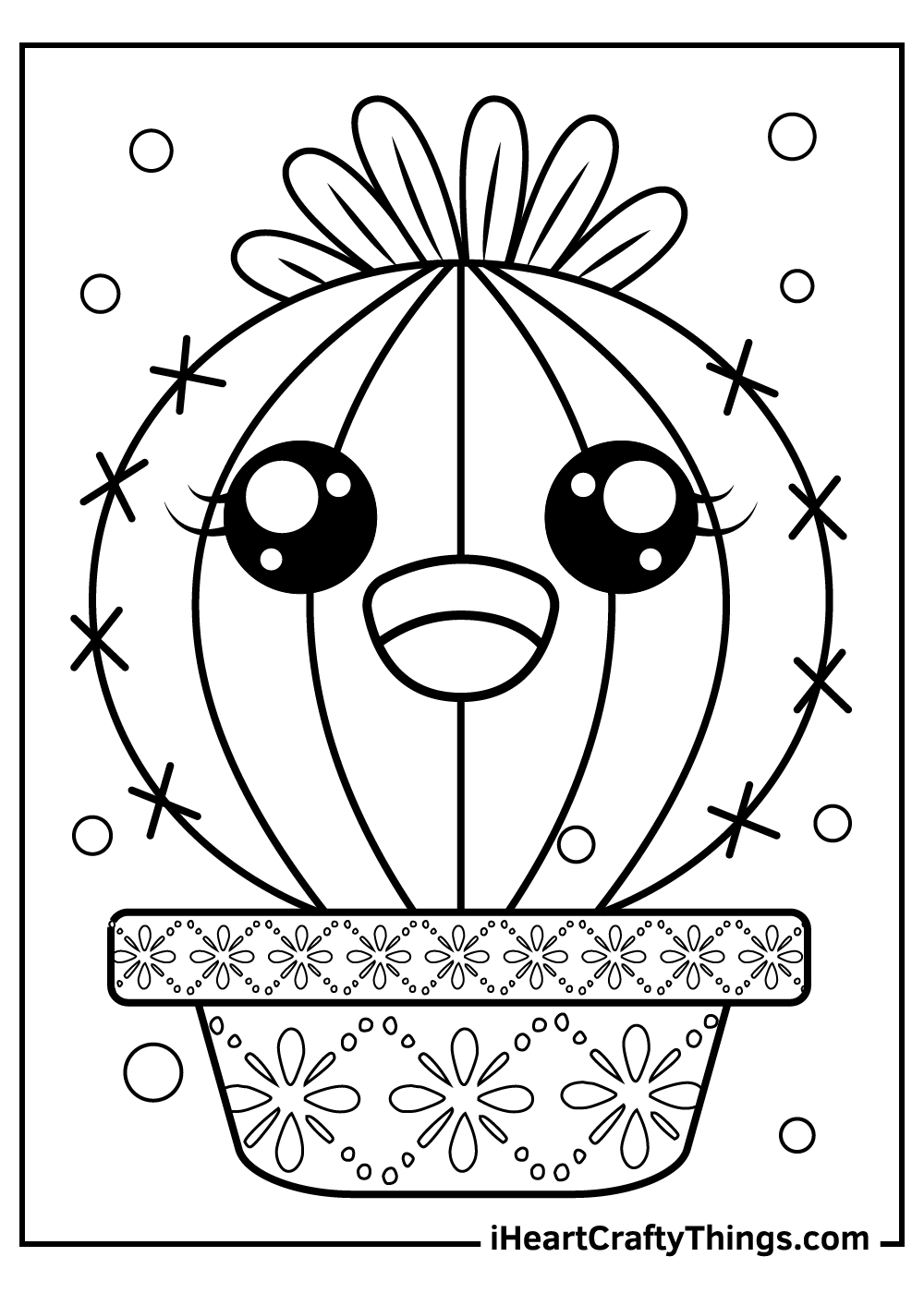 Cactus Coloring Pages Updated 2021