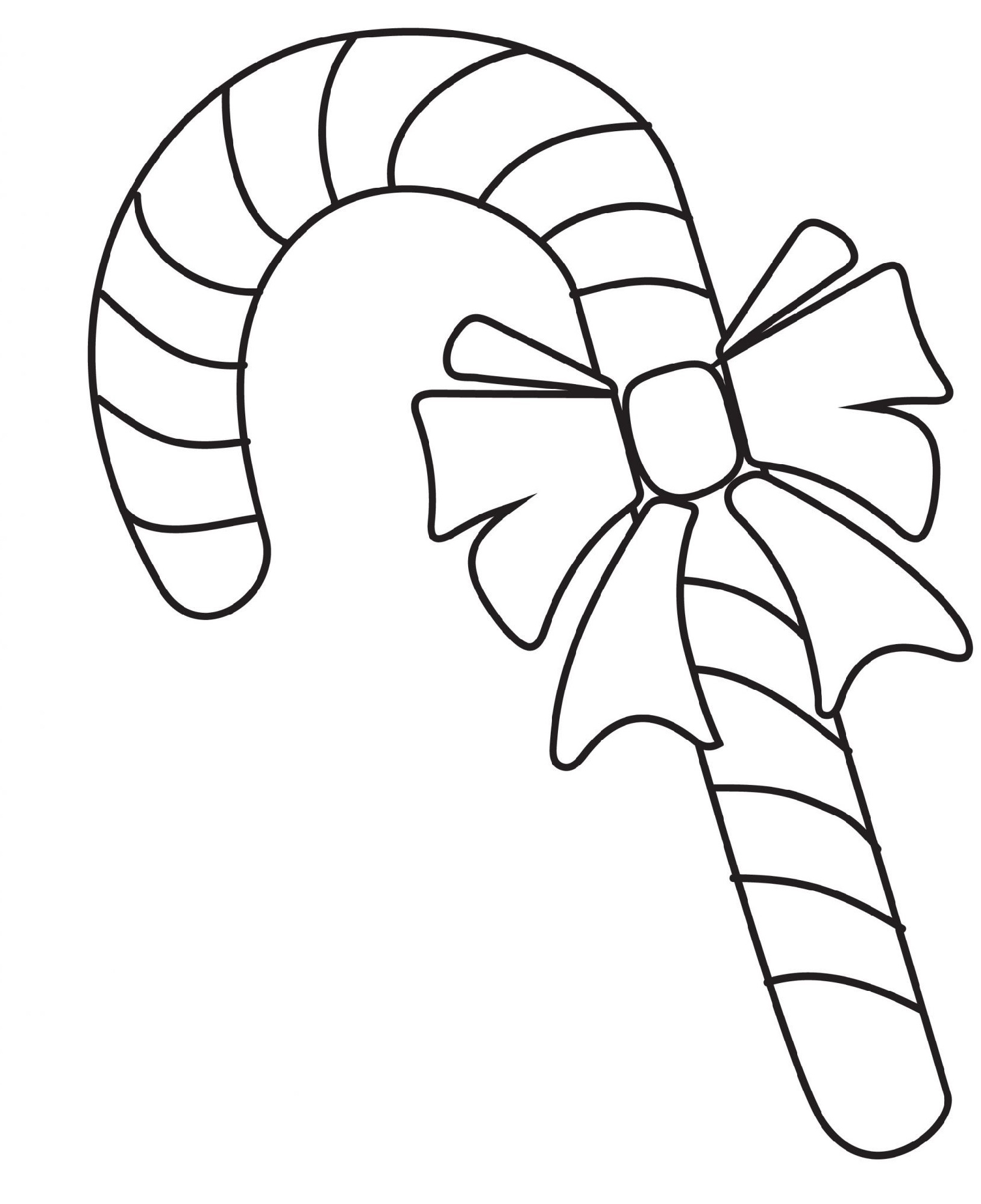 Candy Canes Coloring Pages