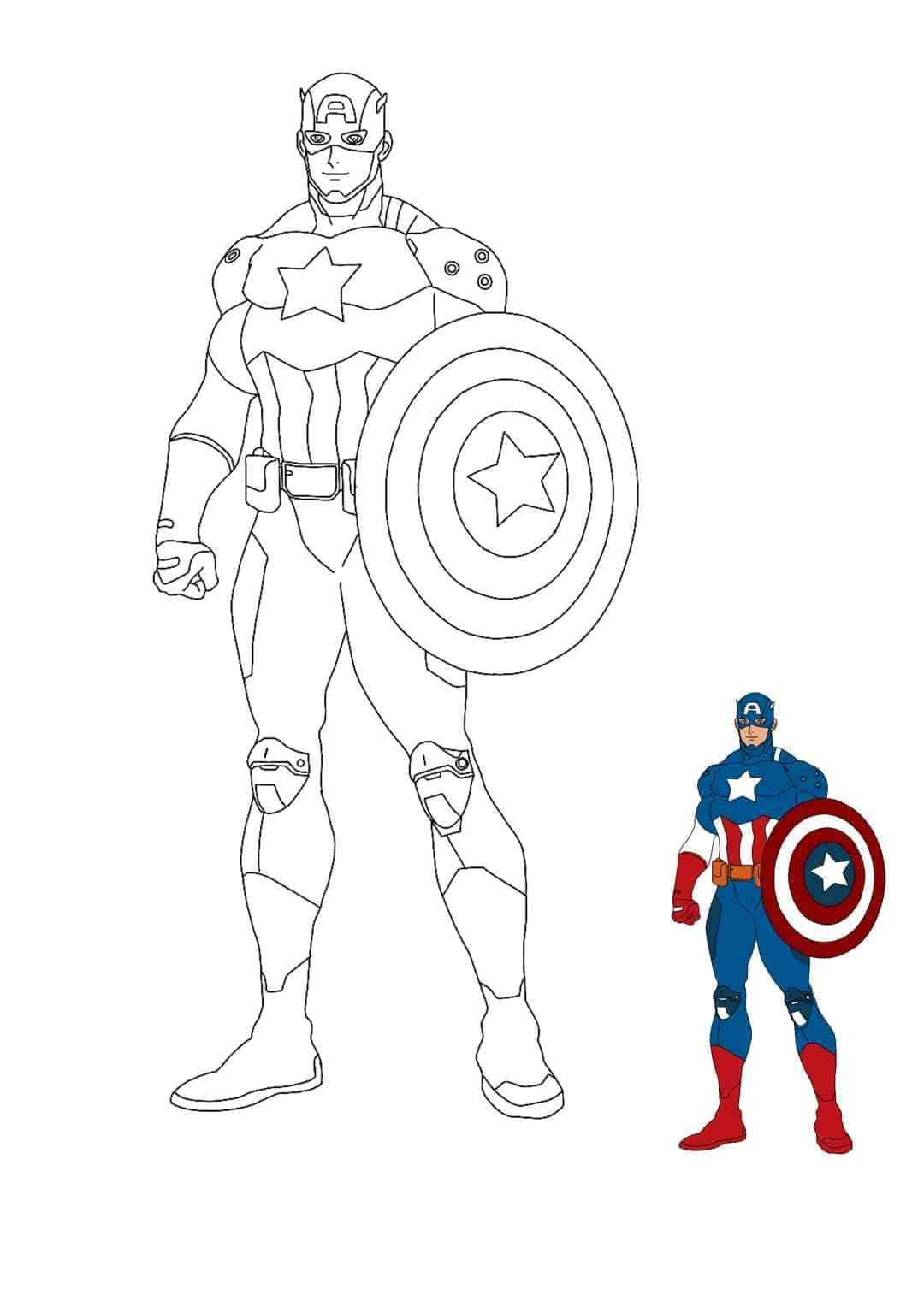 Captain America Civil War Coloring Pages 6 Free Printable Coloring Sheets 2021