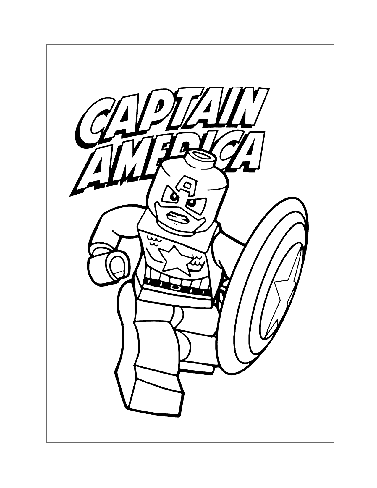 Captain America Coloring Pages Printable Coloring Pages
