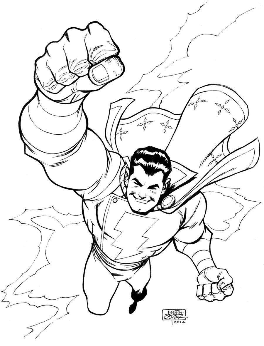 Captain Marvel Coloring Pages Learny Kids