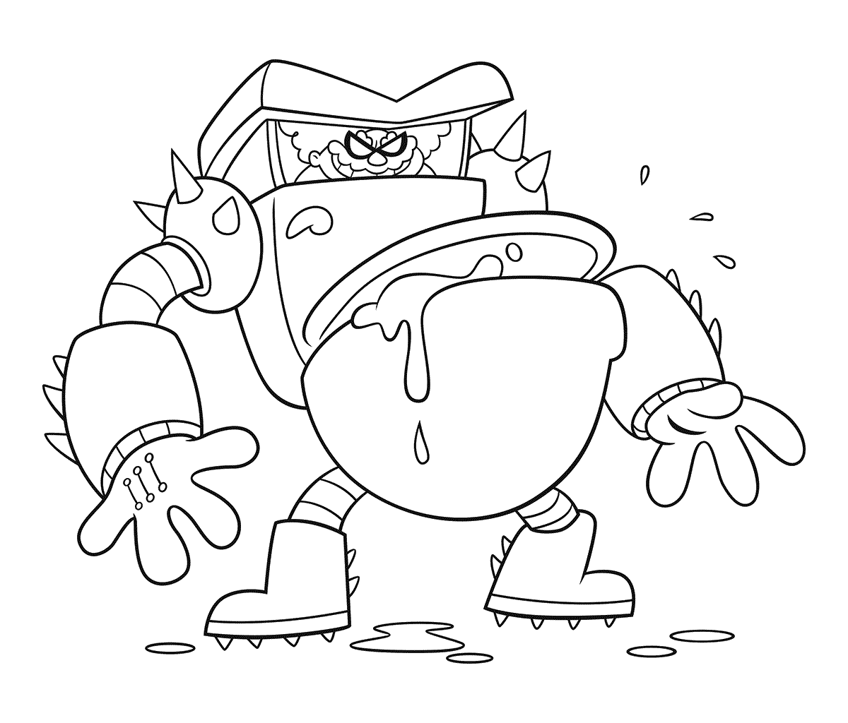Captain Underpants Coloring Pages