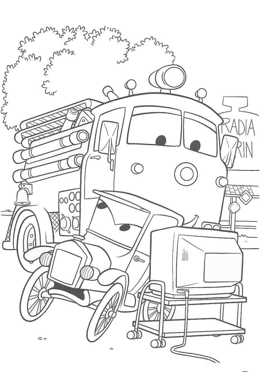 Cars 3 Coloring Pages