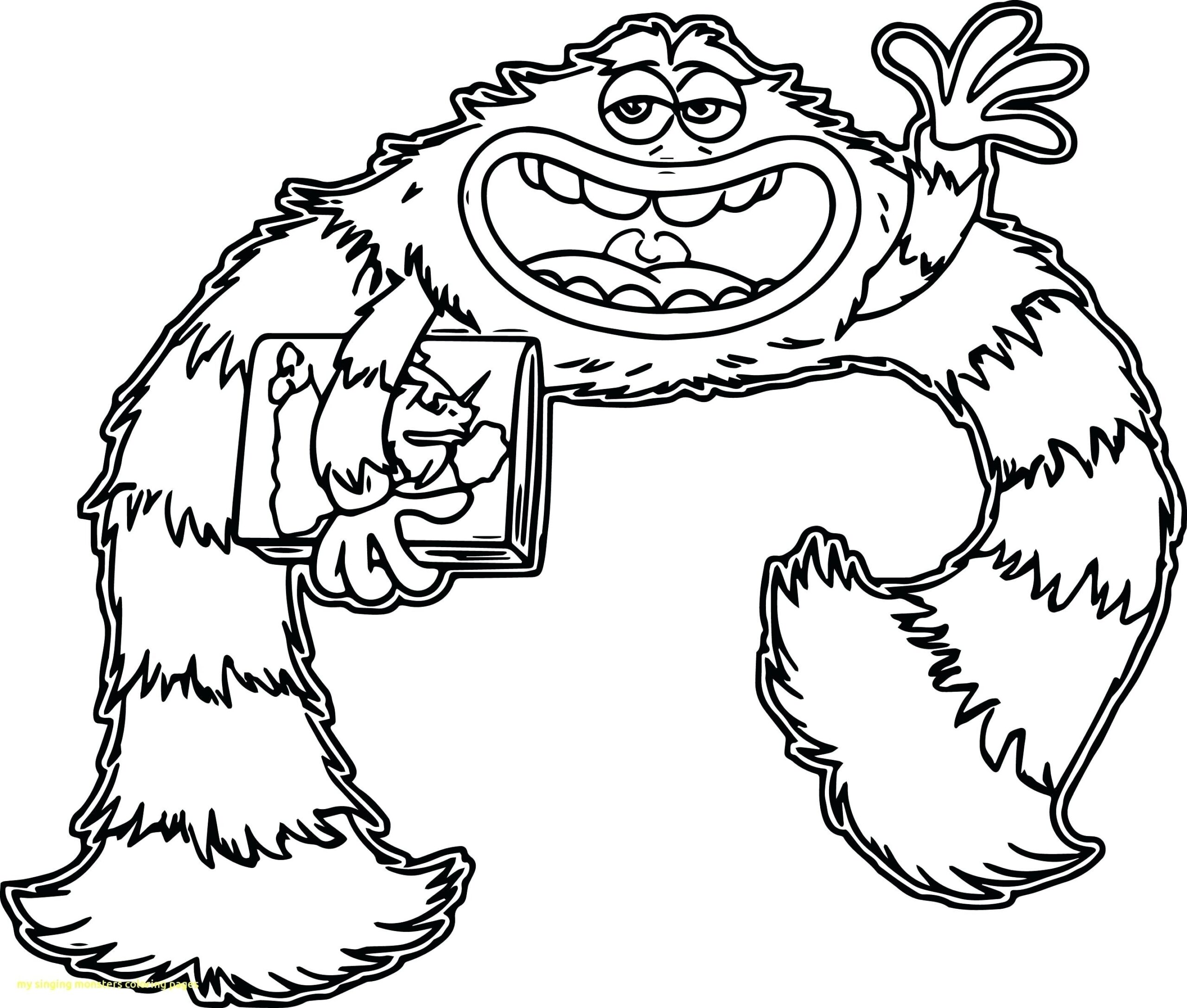 Monsters Coloring Pages Printable