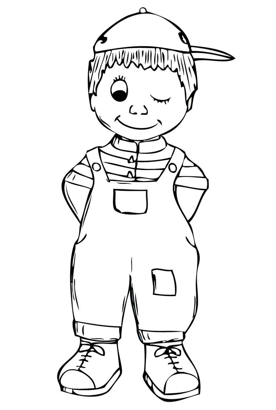 Coloring Page For Boys