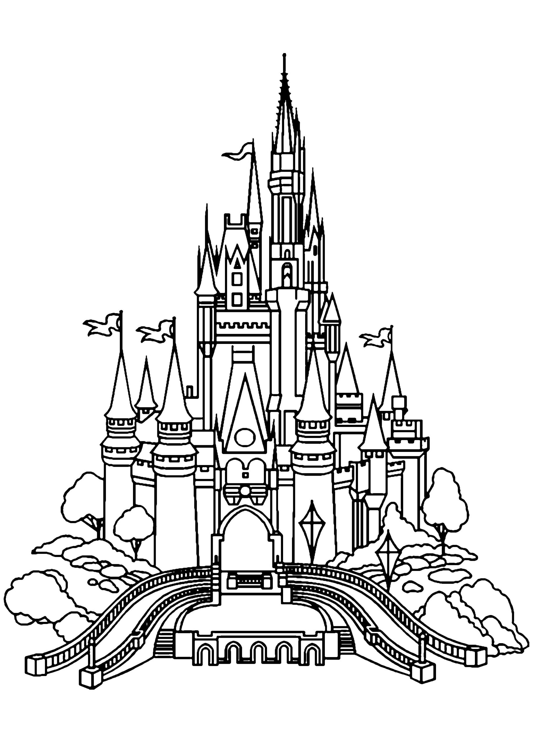 Castle Coloring Pages For Adults At GetColorings Free Printable Colorings Pages To Print