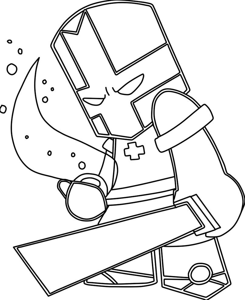 Castle Crashers Coloring Pages To Download And Print For Free