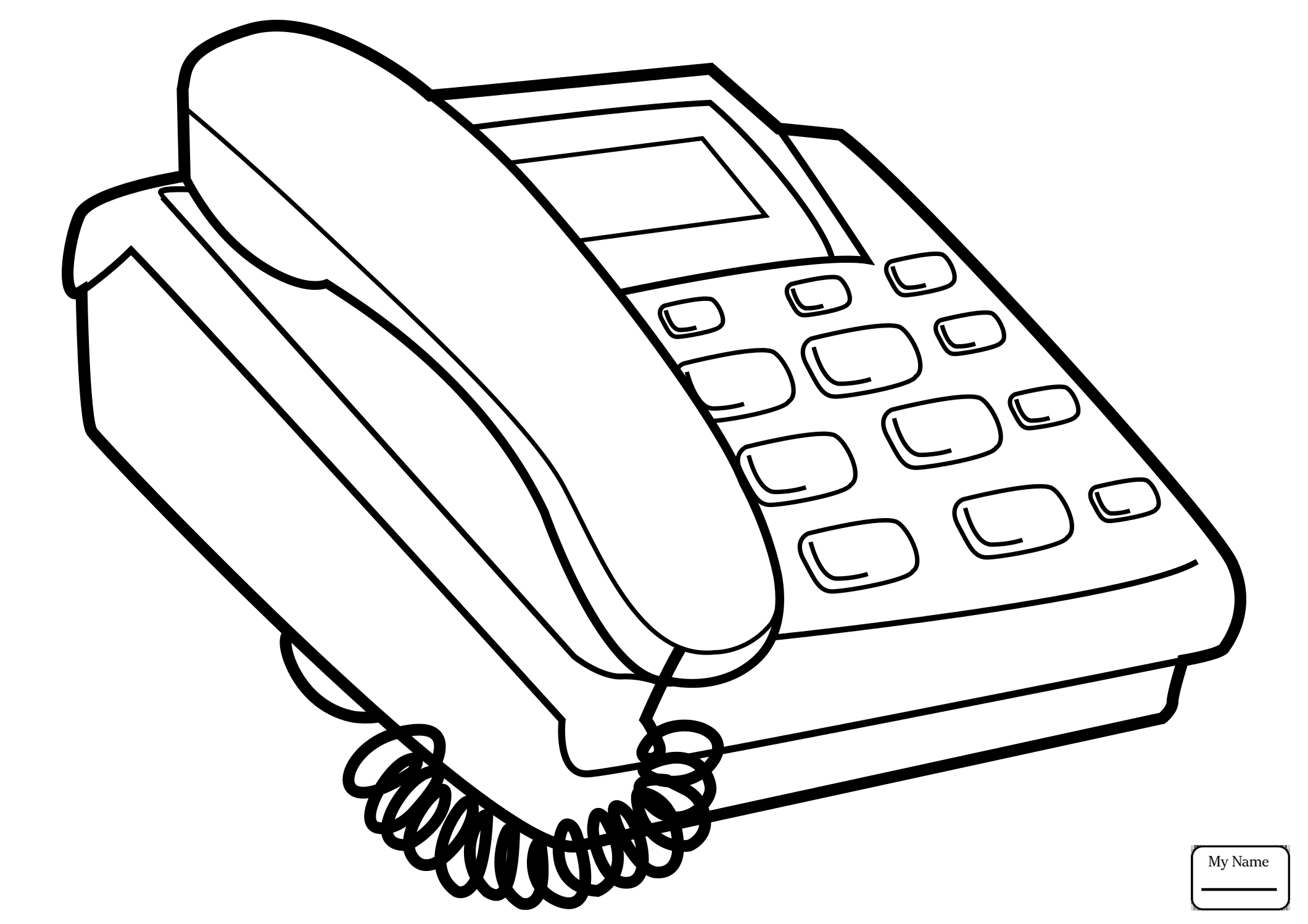 Cell Phone Coloring Page At GetDrawings Free Download