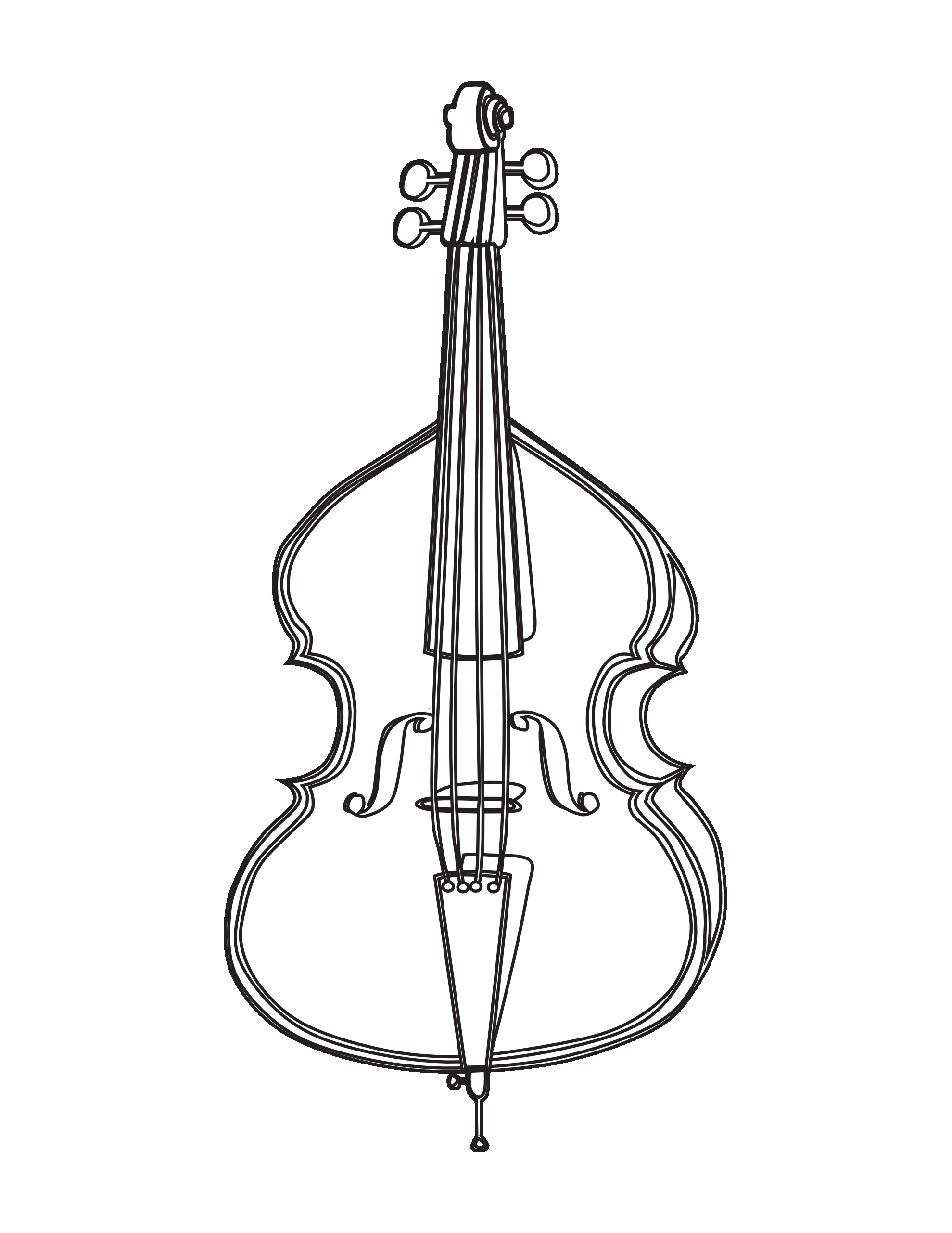 Cello Coloring Page At GetColorings Free Printable Colorings Pages To Print And Color