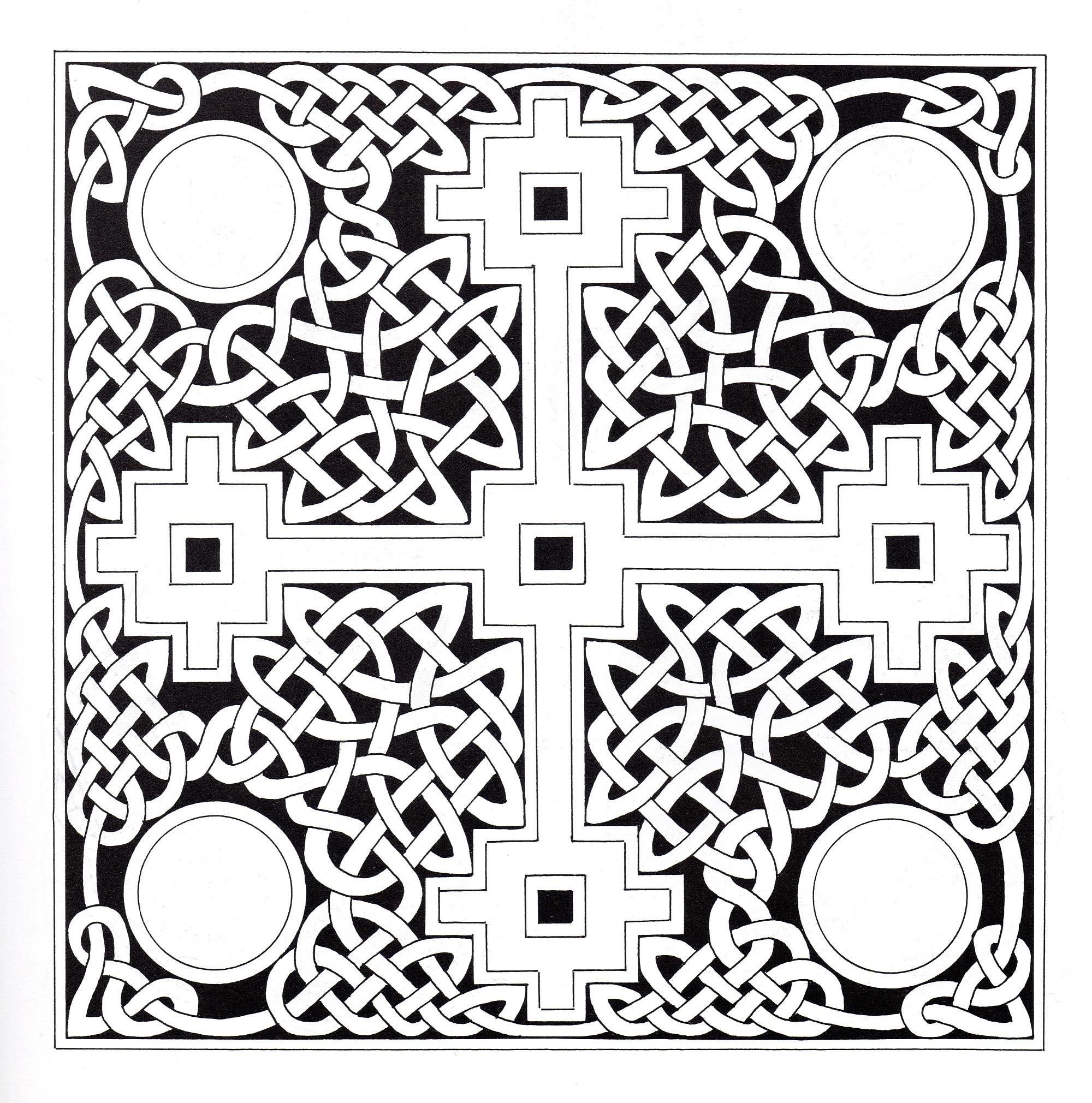 Celtic Art 22 Celtic Art Coloring Pages For Adults