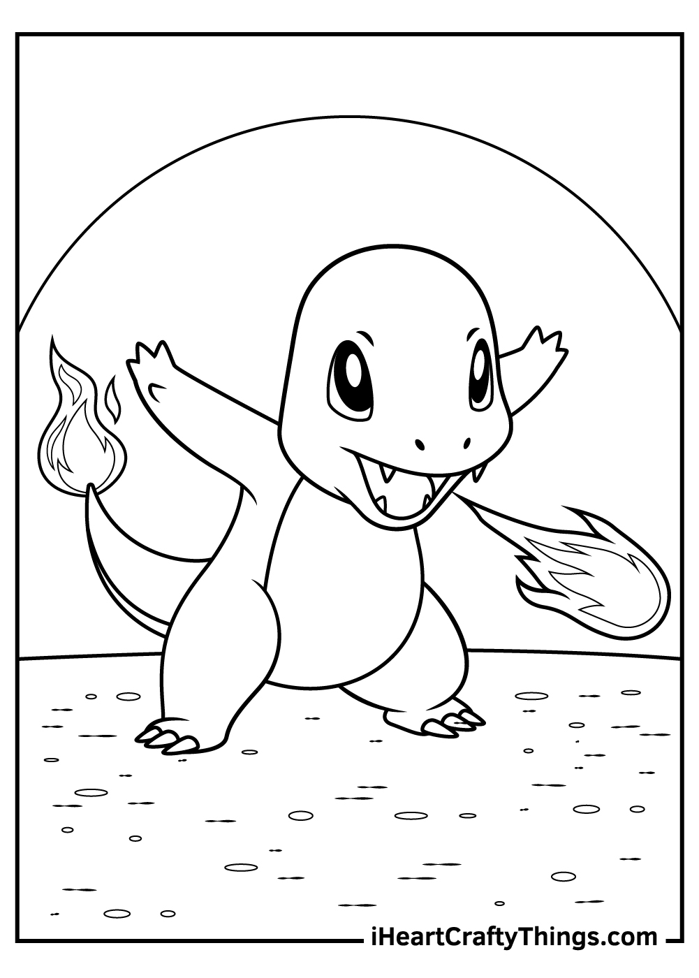 Charmander Coloring Pages