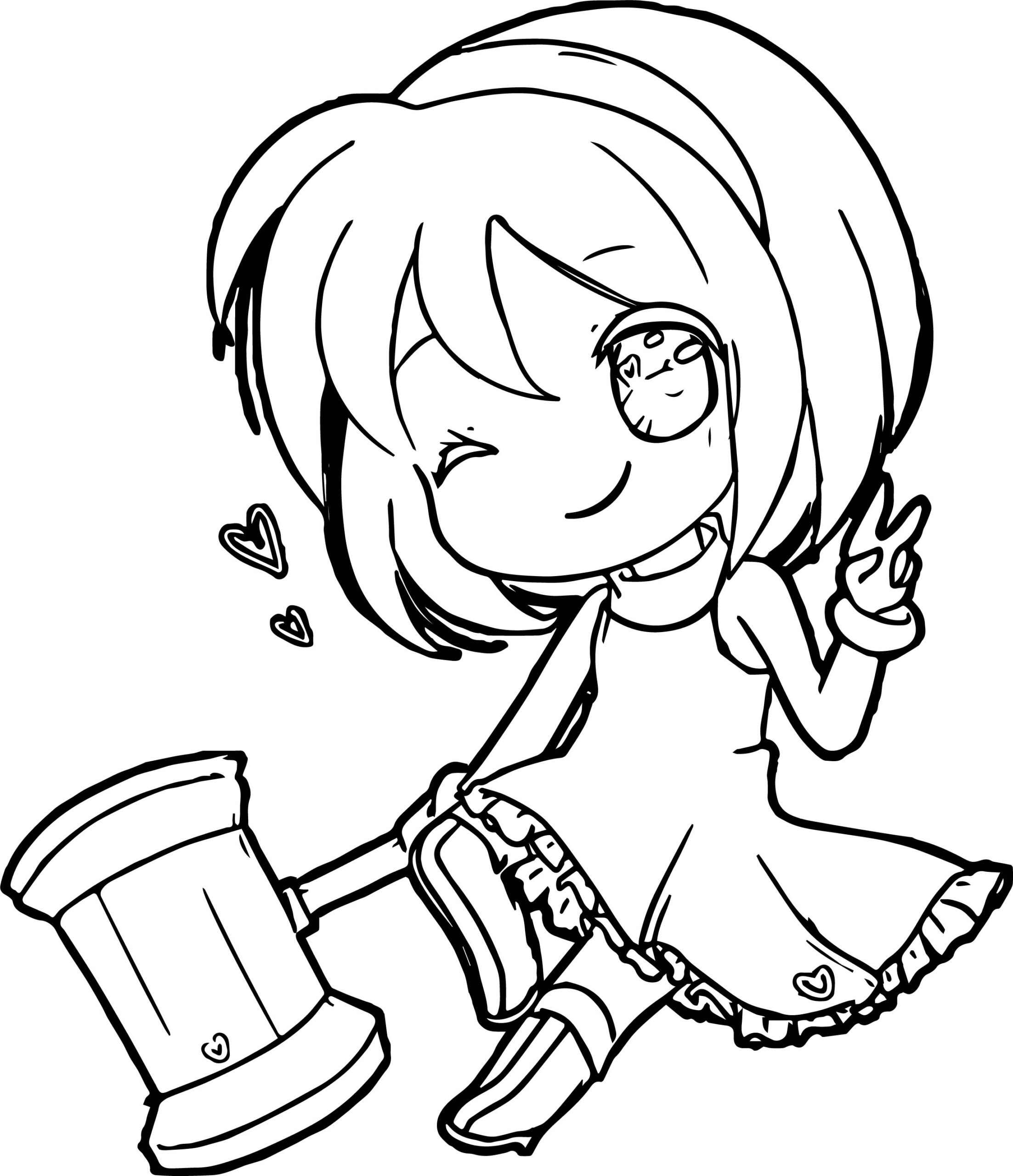 Chibi Coloring Pages At GetColorings Free Printable Colorings Pages To Print And Color