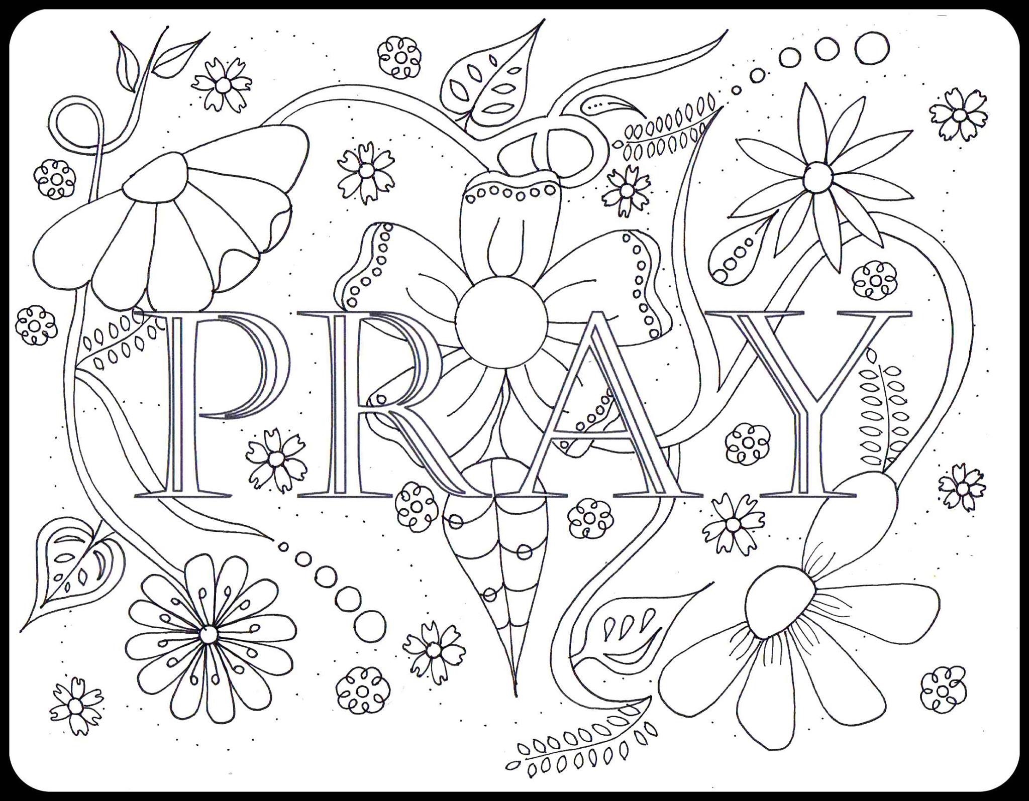 Child Praying Coloring Page At GetDrawings Free Download