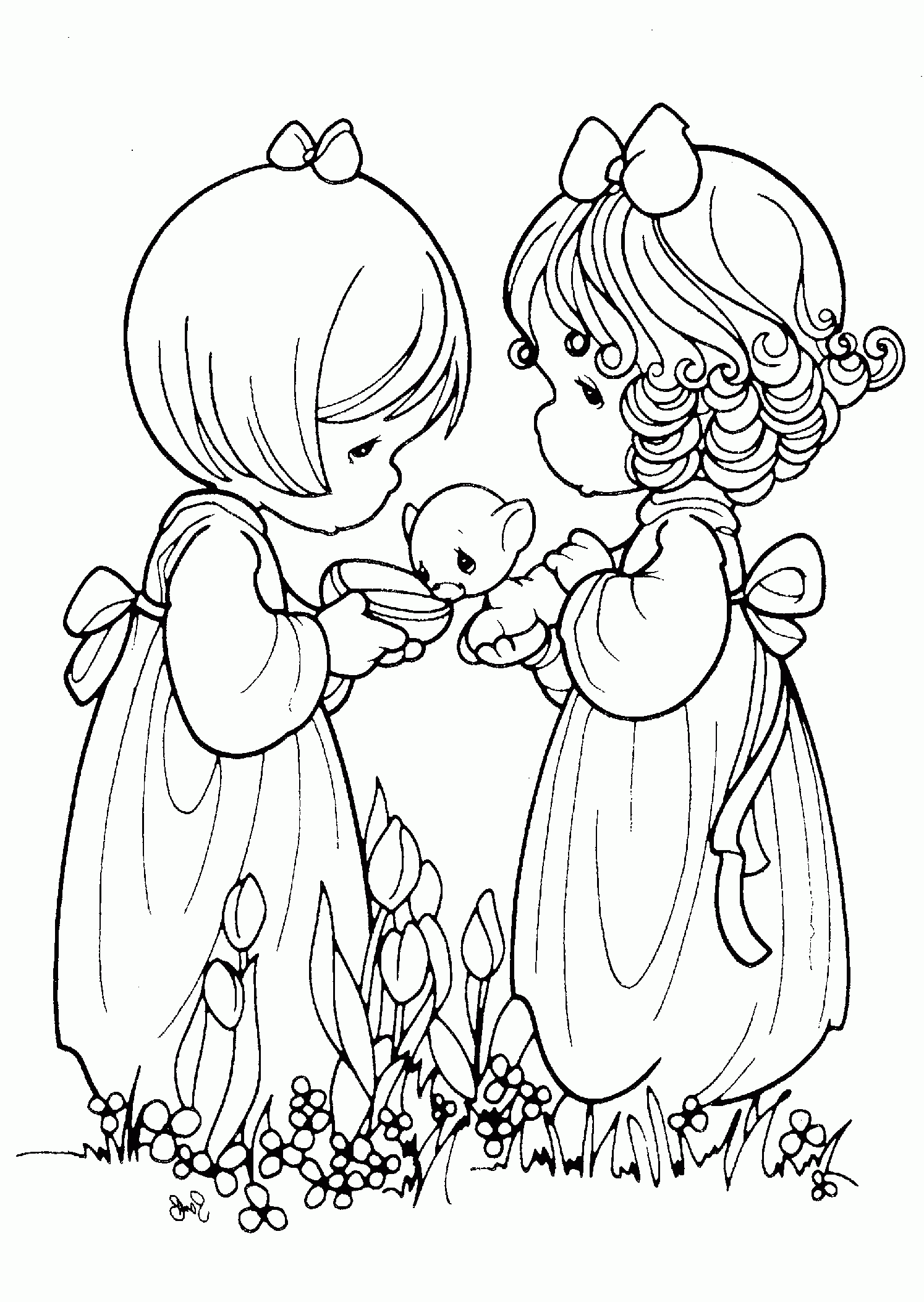 Printable Child Coloring Pages