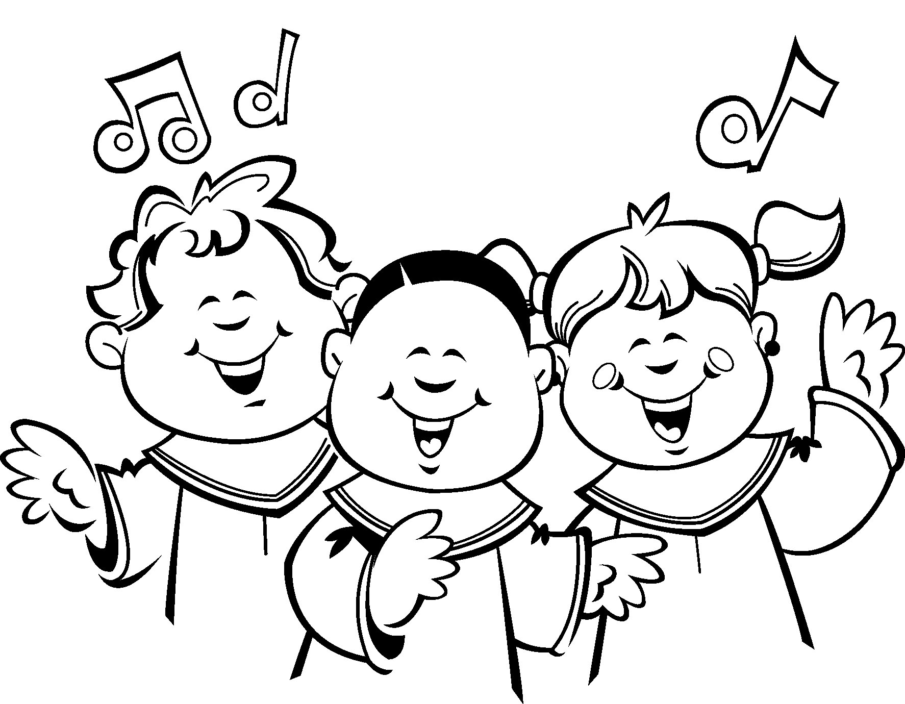 Children Singing Coloring Page At GetColorings Free Printable Colorings Pages To Print And