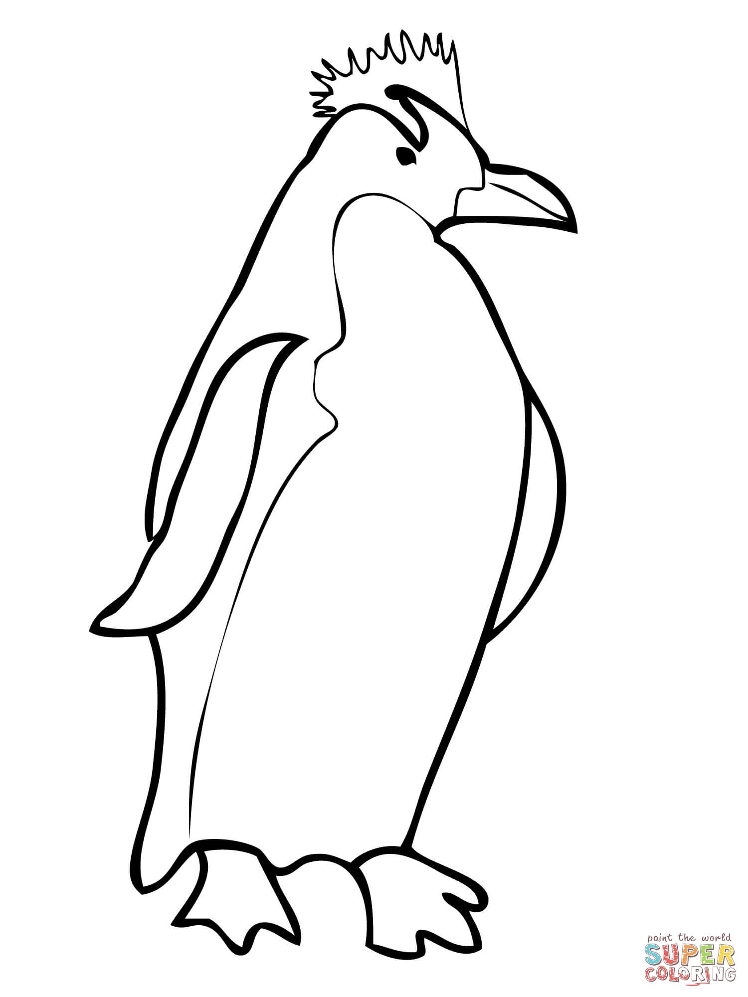 Chinstrap Penguin Coloring Page At GetColorings Free Printable Colorings Pages To Print