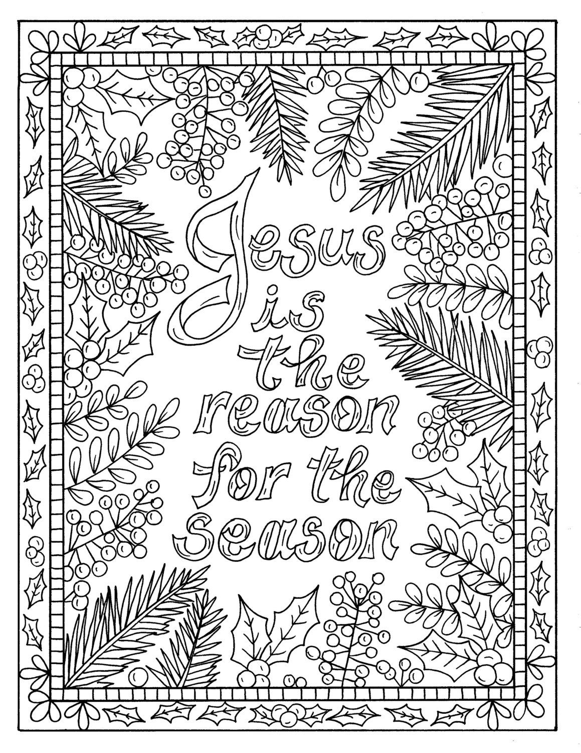 Christian Christmas Printable Coloring Pages Lautigamu