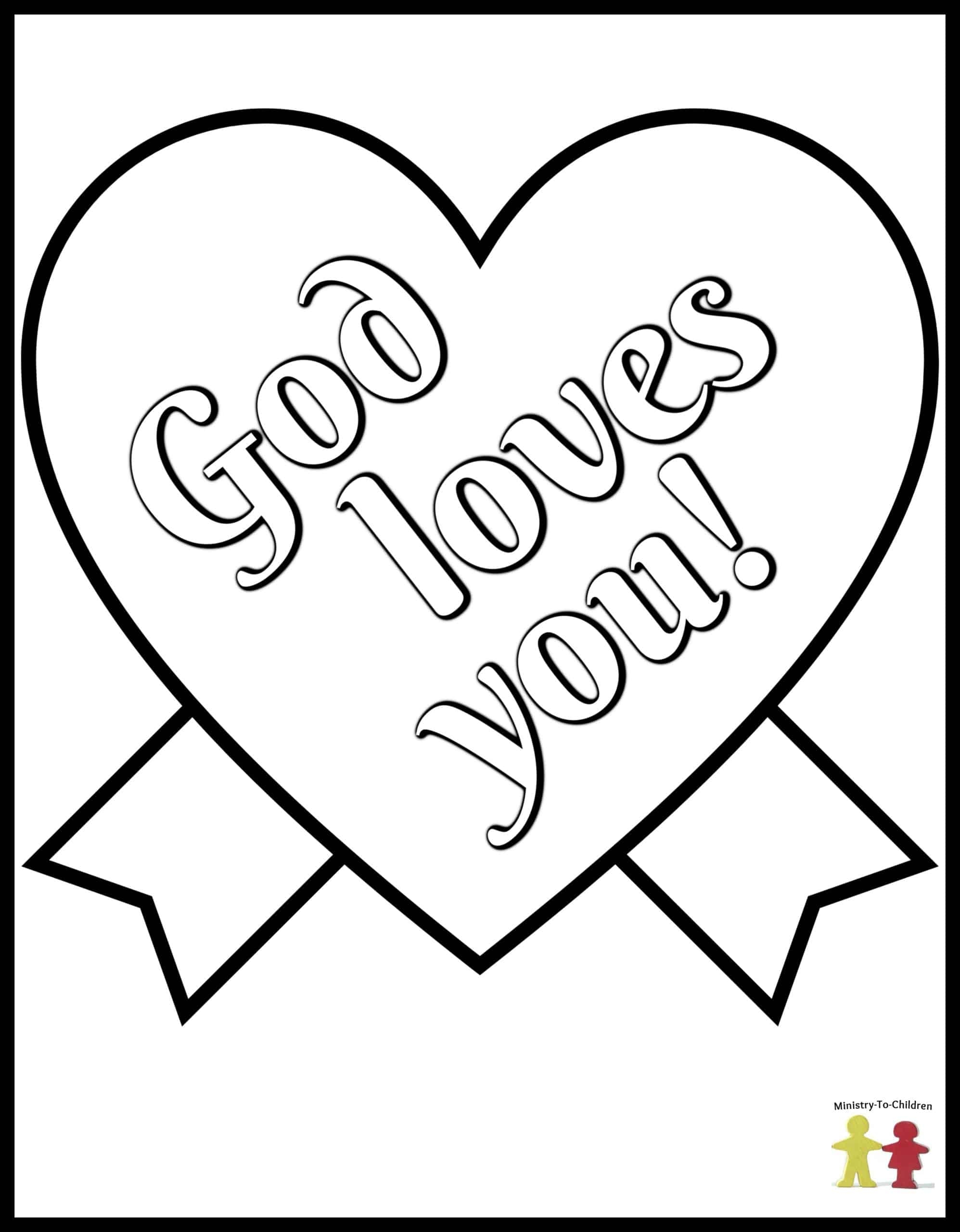 Love Coloring Page