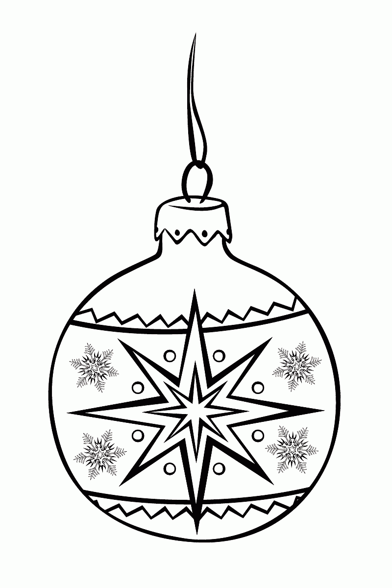 Christmas Balls Coloring Pages To Download And Print For Free Motherhood