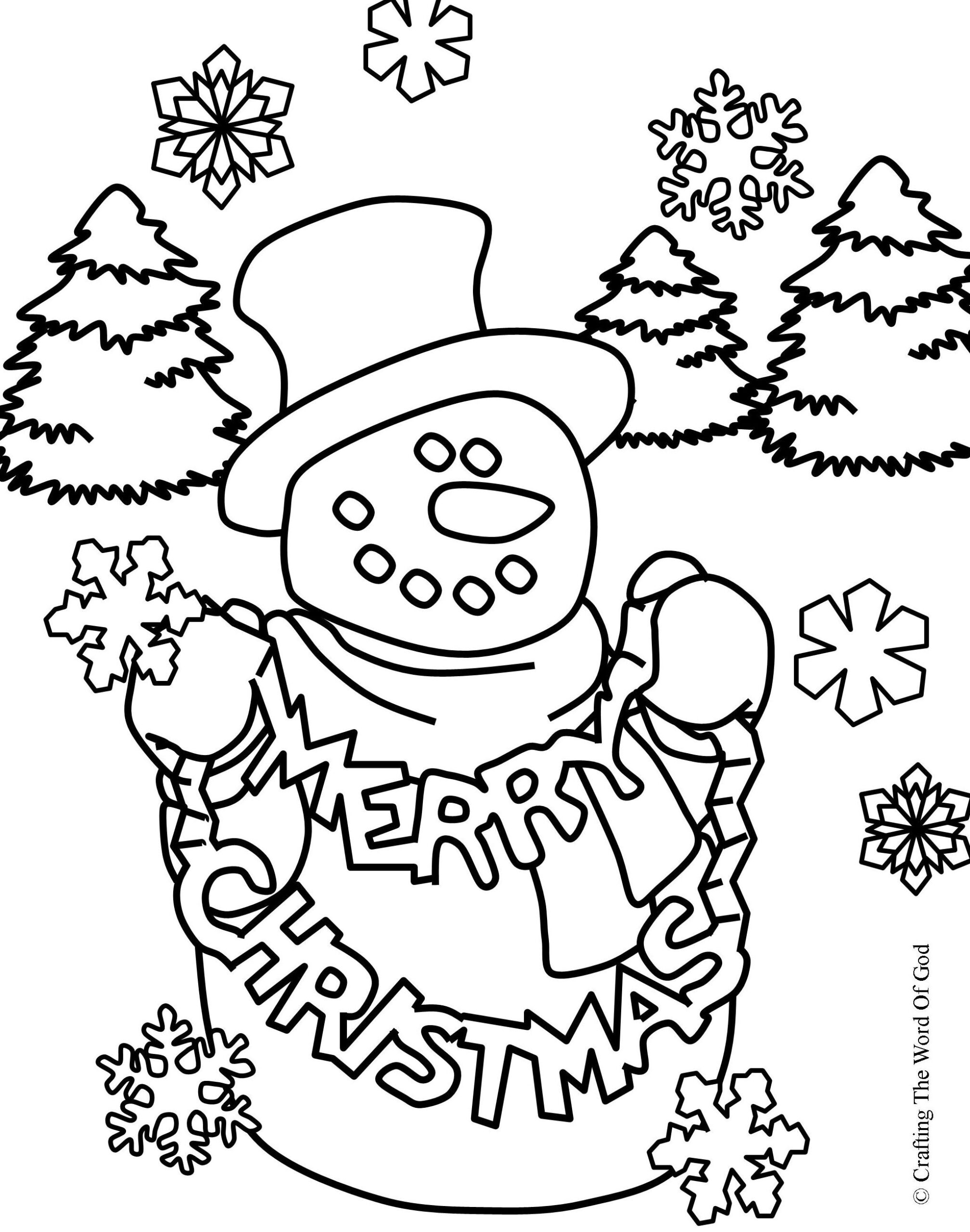 Christmas Coloring Page
