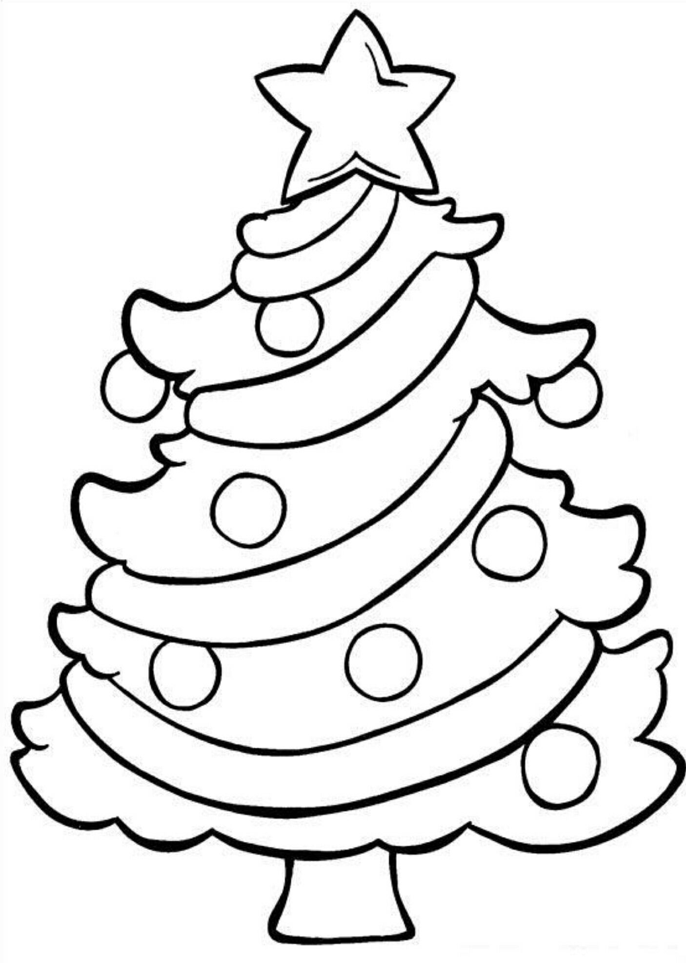 Preschool Printable Christmas Coloring Pages