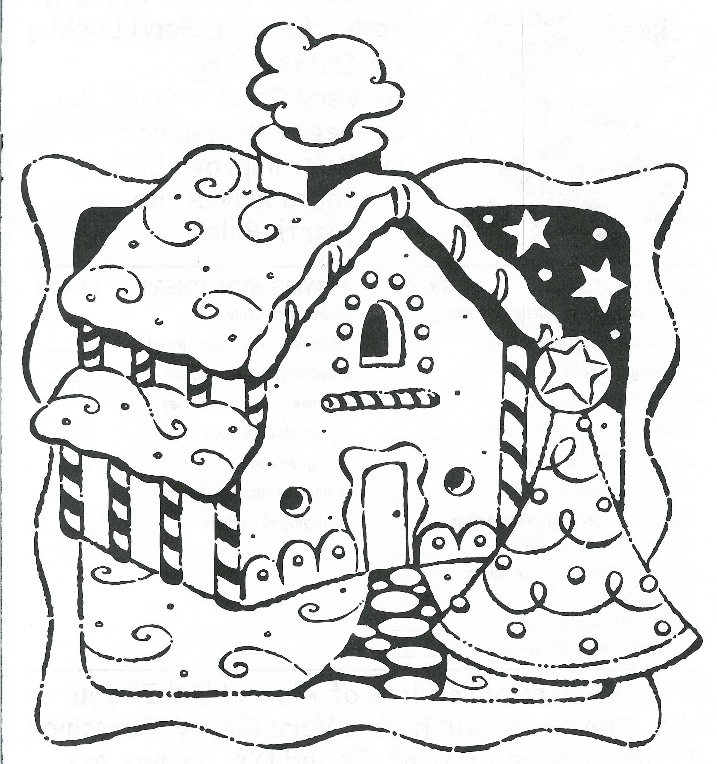 Christmas Gingerbread Coloring Pages Download And Print For Free