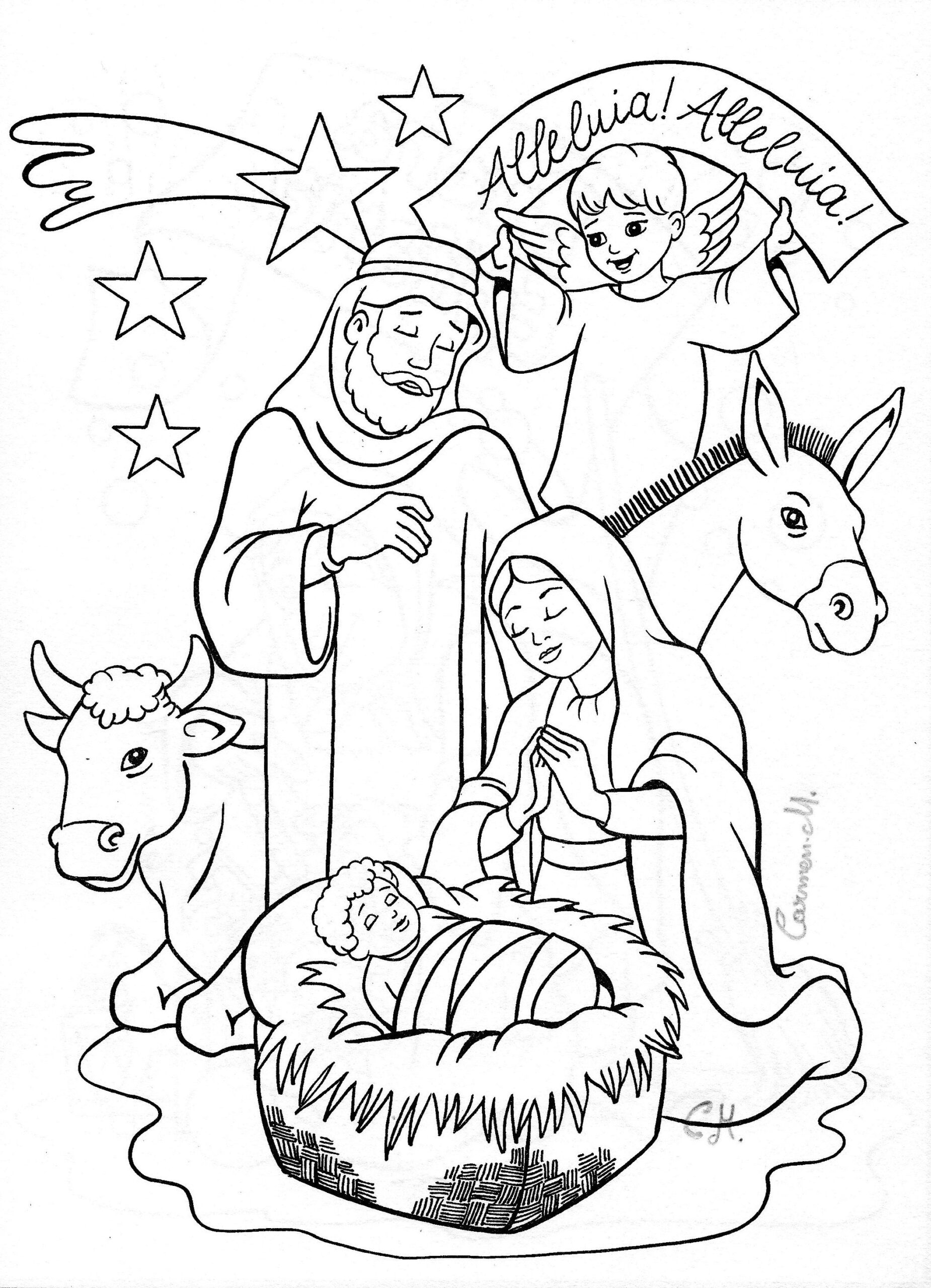 Christmas Nativity Selections Nativity Sets And Figures Printable Christmas Coloring Pages