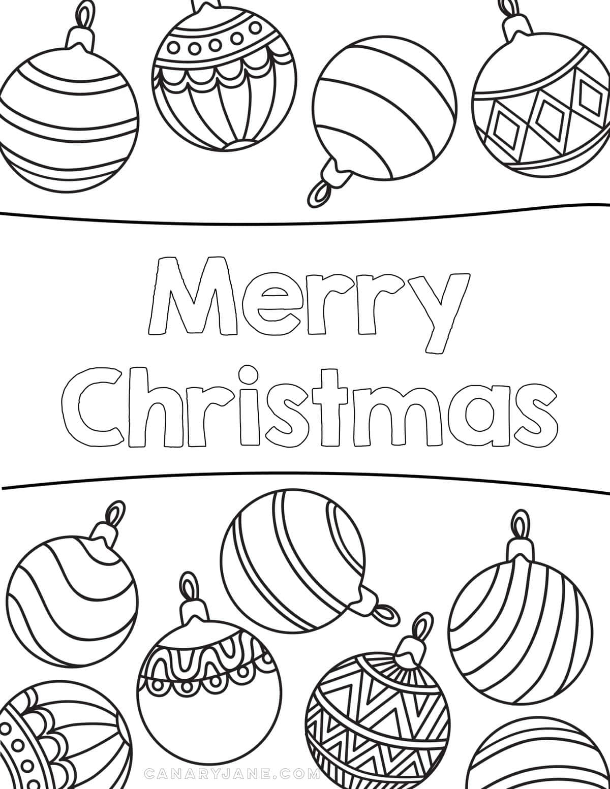 Christmas Printables Coloring Pages