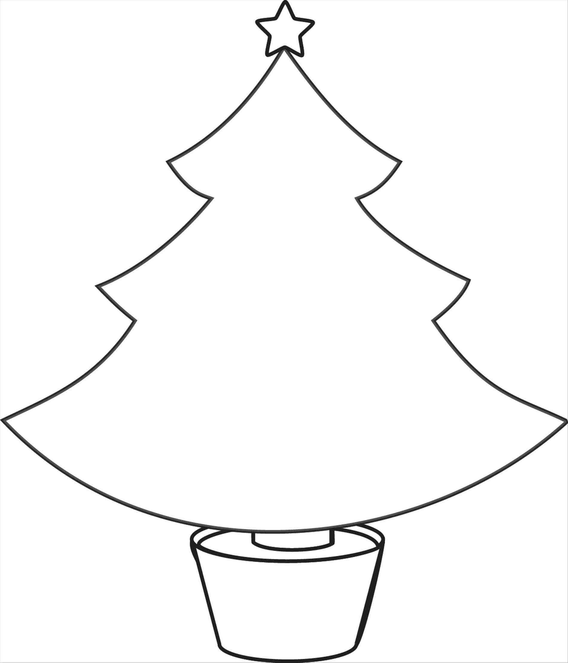 Christmas Tree Coloring Page Printable