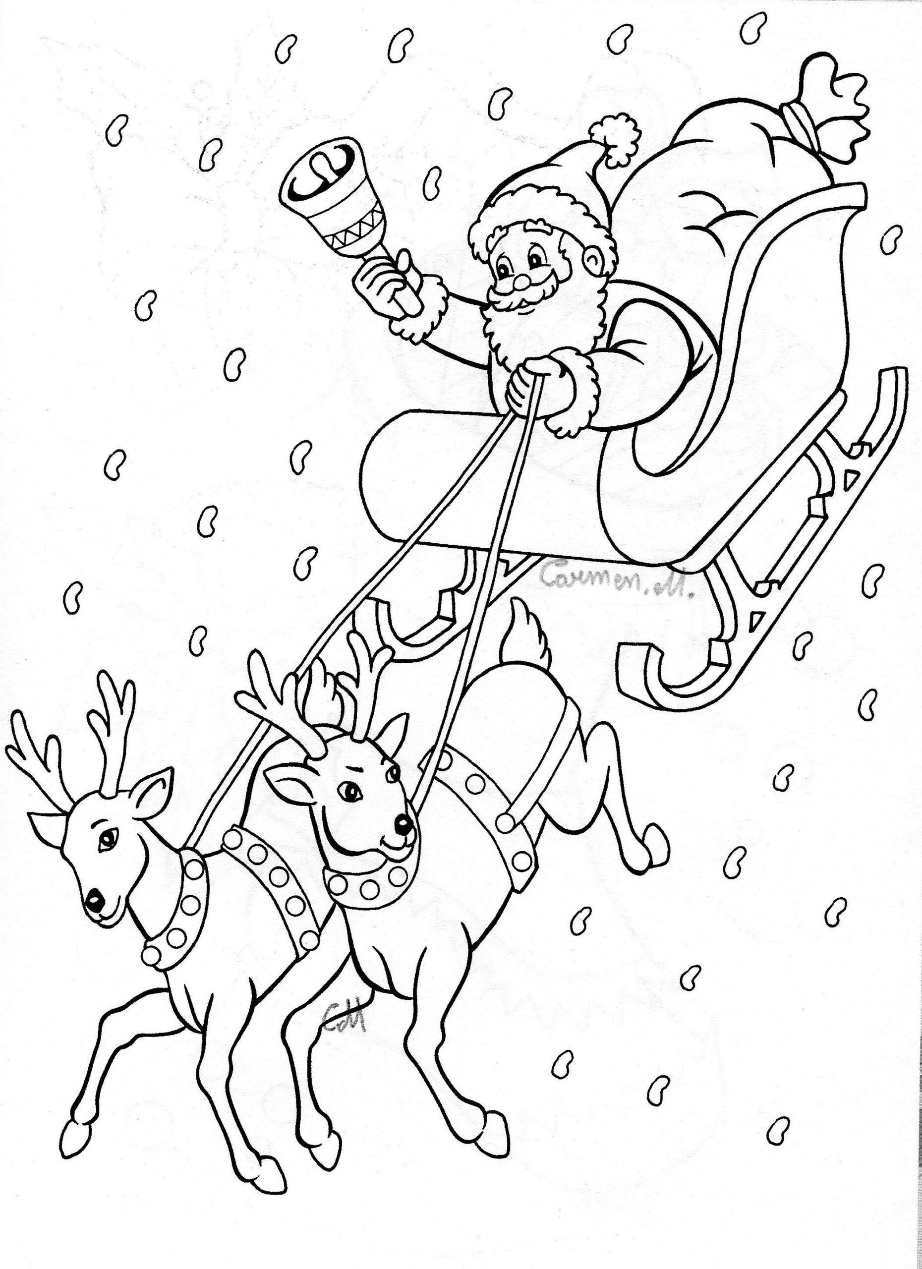 Santa Clause Coloring Page