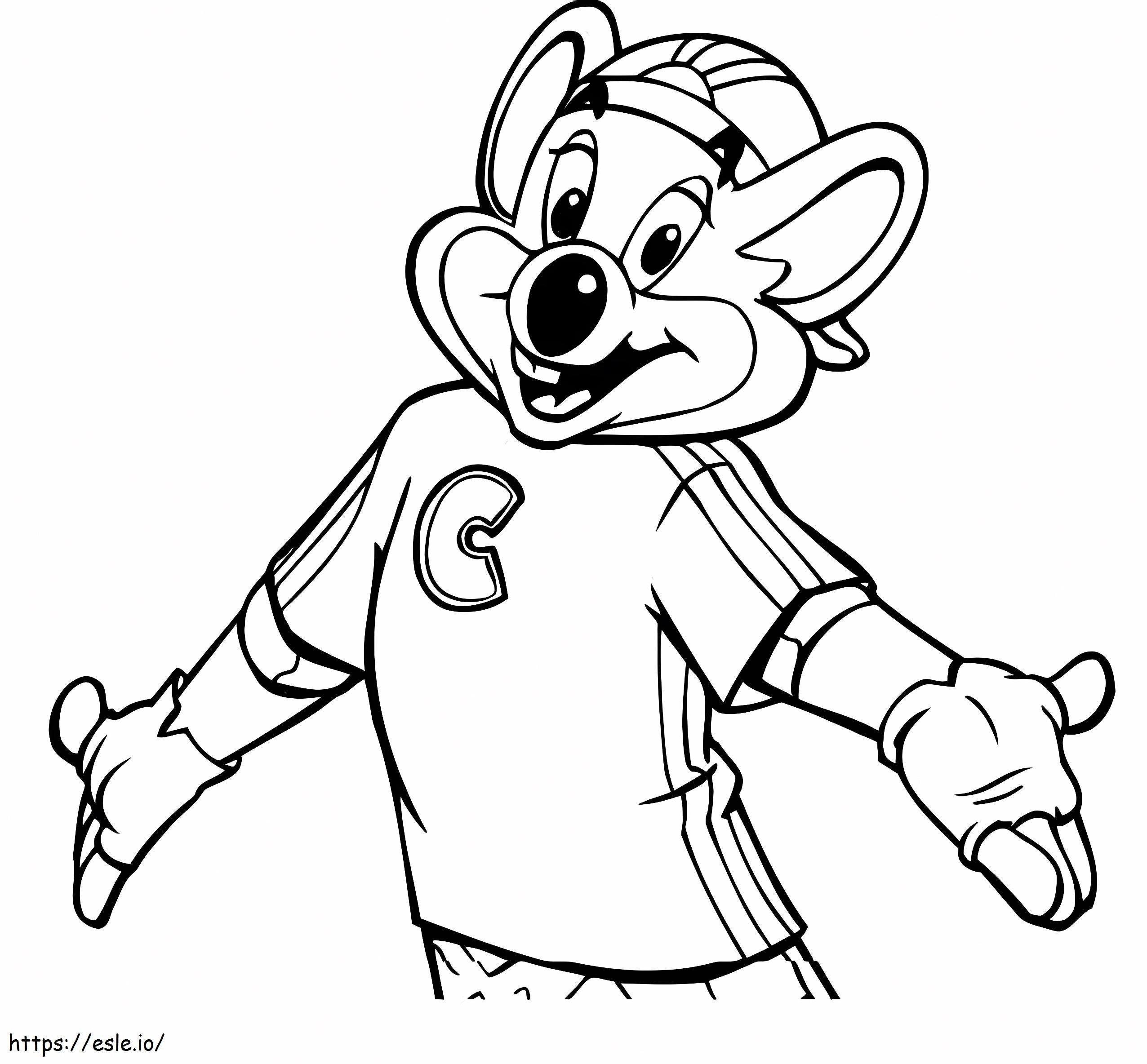 Chuck E Cheese 15 Coloring Page