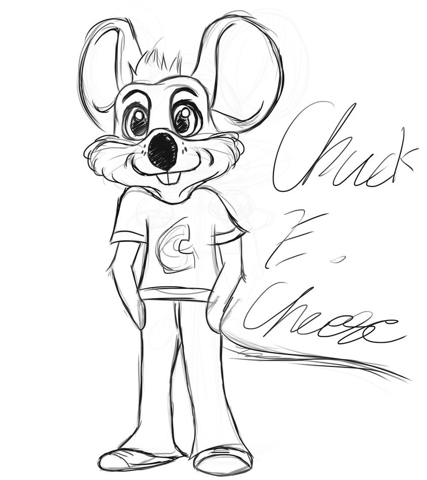 Chuck E Cheese Color Pages