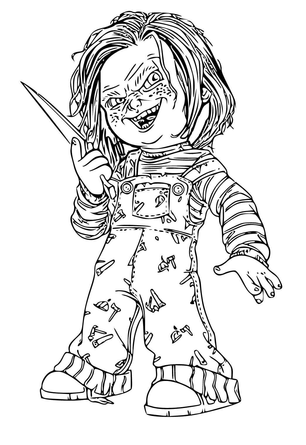 Chucky Coloring Pages