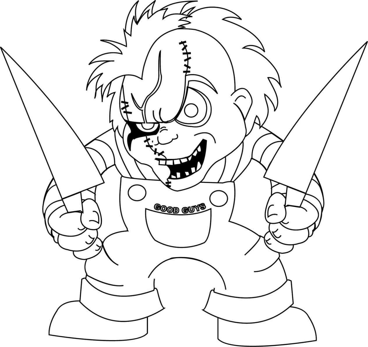 Chucky Doll Coloring Pages At GetColorings Free Printable Colorings Pages To Print And Color