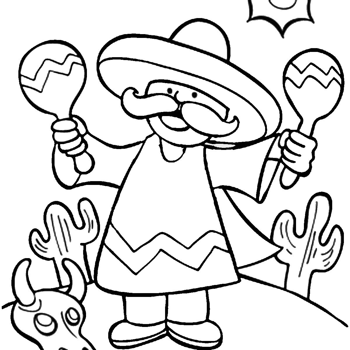 Cinco De Mayo Coloring Pages