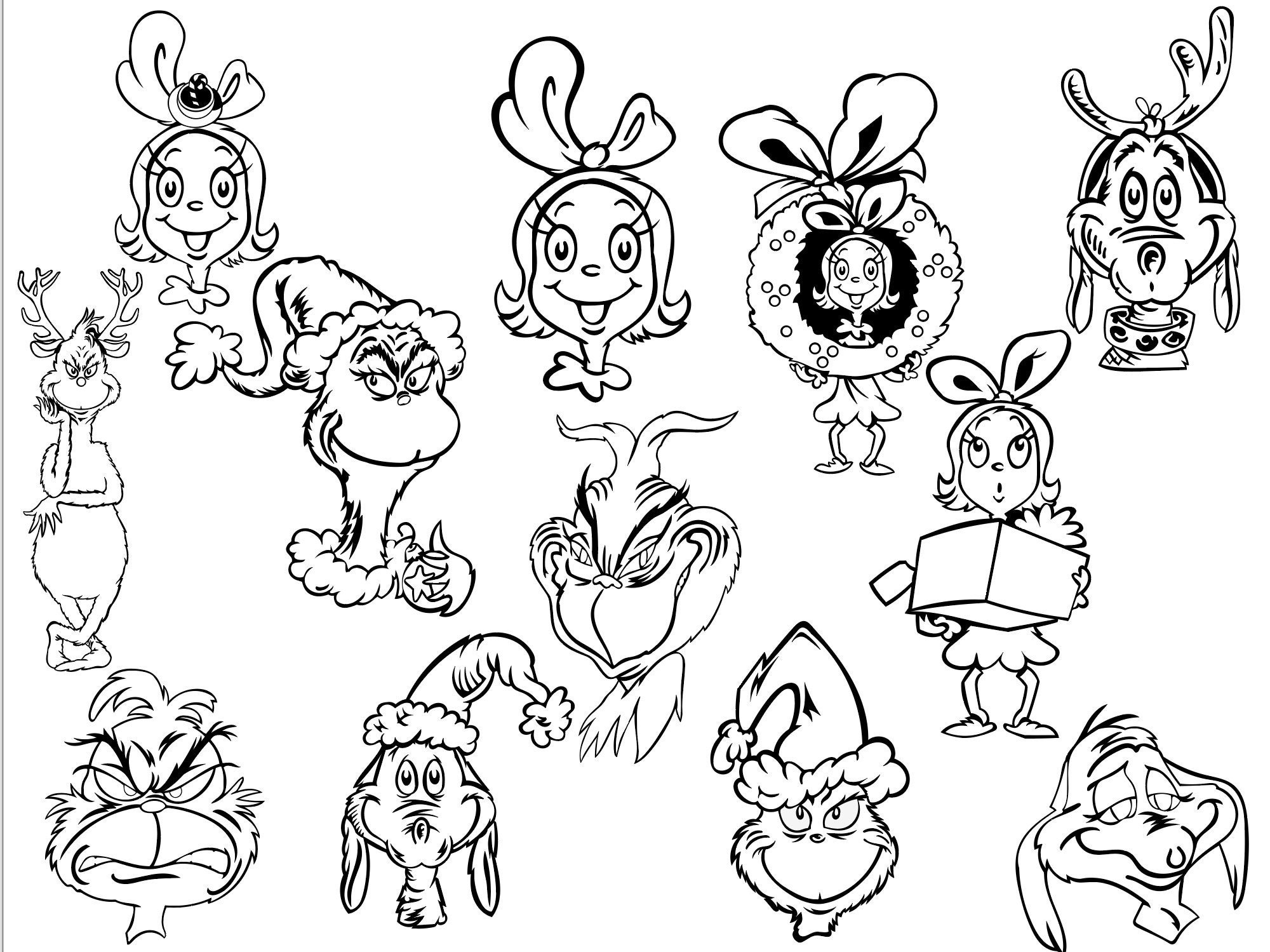 Cindy Lou Who Coloring Pages